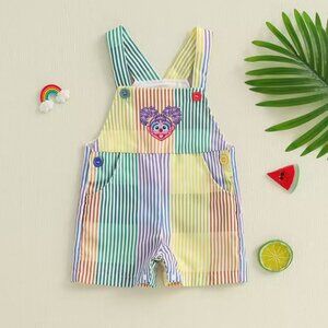 Abby Cadabby Overalls Sesame Street Jumpsuit Birthday Abby Bodysuit Abby clothes